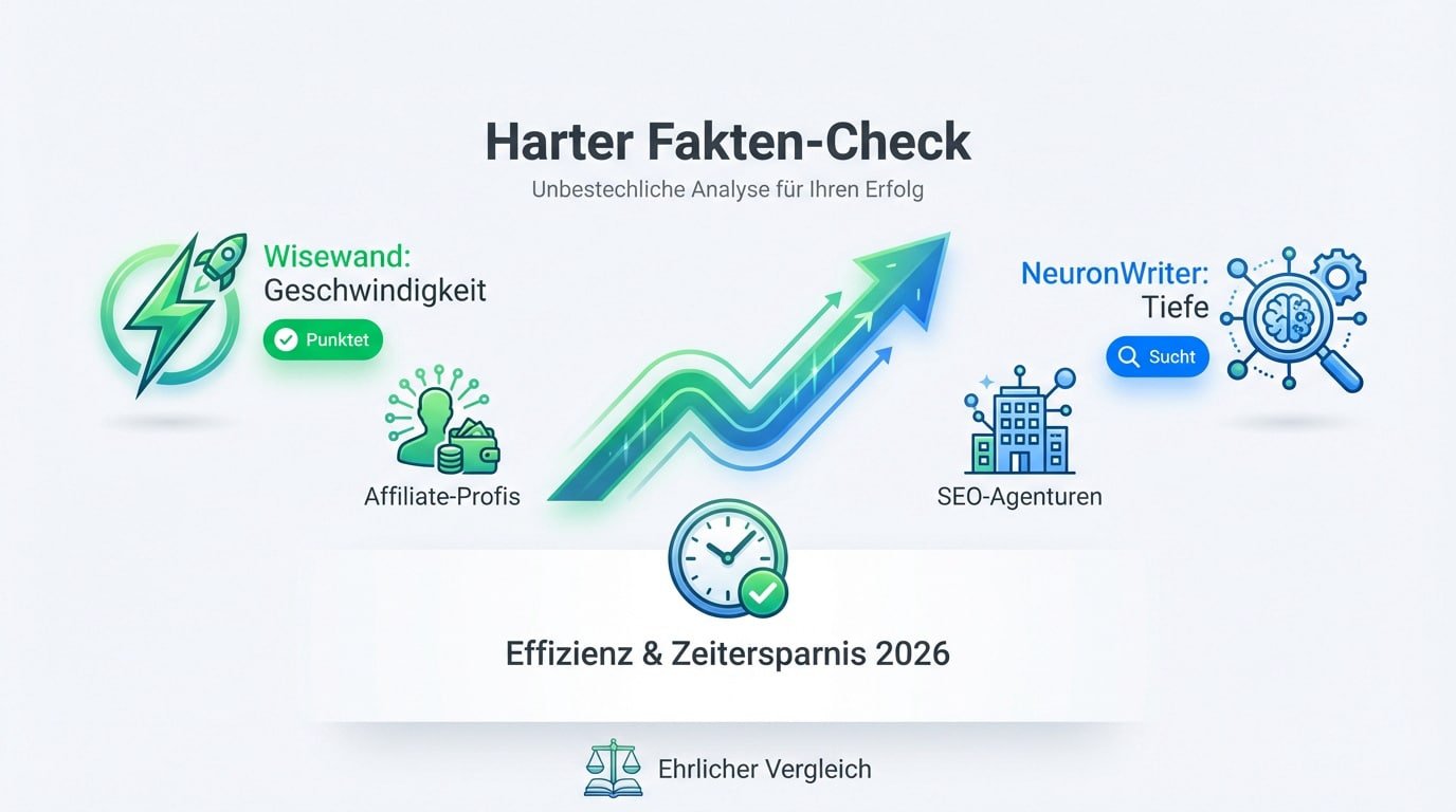 Vergleich zwischen Wisewand und NeuronWriter f&uuml;r SEO Content Erstellung